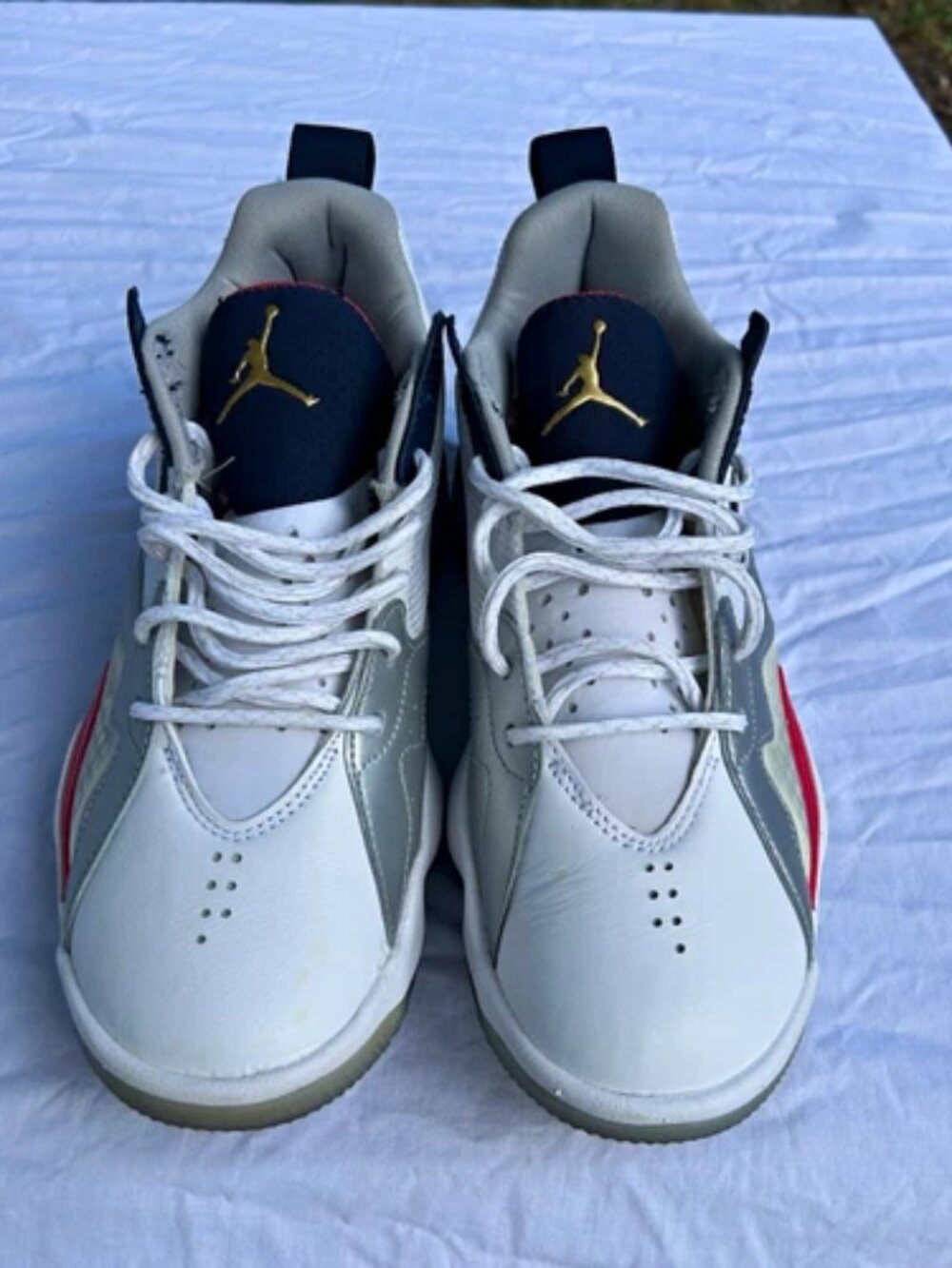 Jordan Air Jordan Zoom Olympics Mens White/Red/Obsidian CK9183-101 Size 9.5